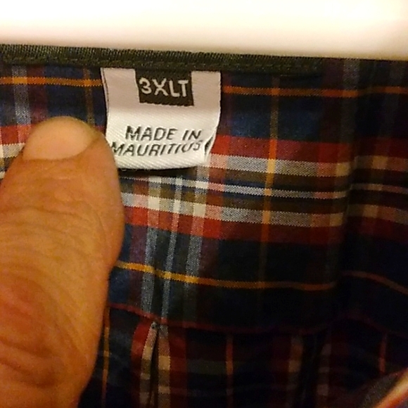 Eddie Bauer men's 3XLT casual button down shirt (J5) - Picture 2 of 4